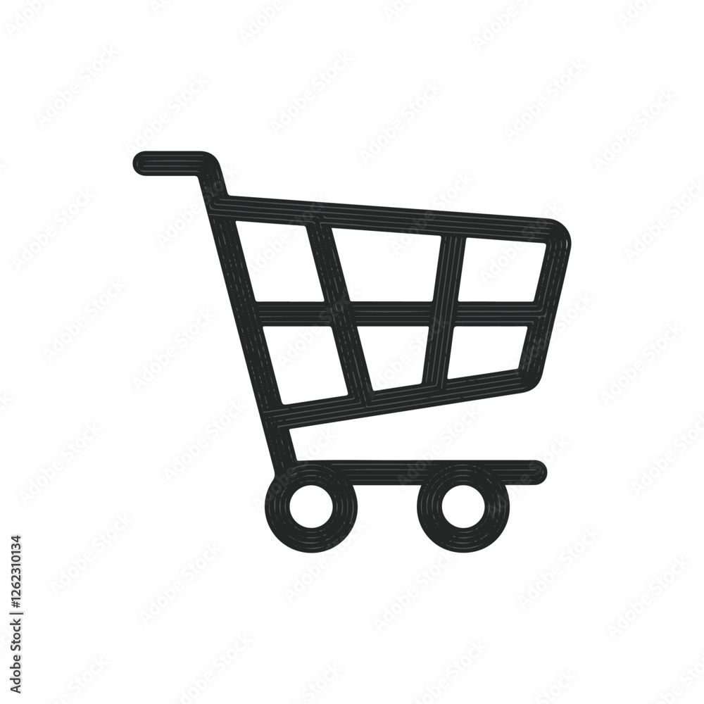 Shopping cart icon vector, trolley cart vectot, market symbols Shopping cart icon vector, trolley cart vectot, market symbols