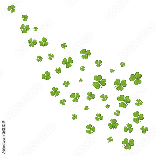 St. Patricks Day Clover Wave