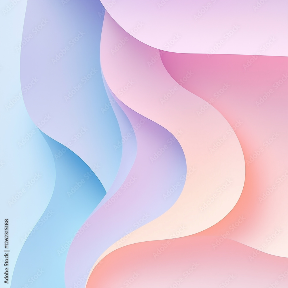 Pastel colored background - geometric shapes Pastel colored background - geometric shapes