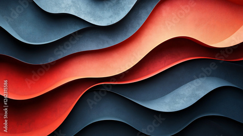 Abstract modern background with layered textures, subtle shadows, and a clean, stylish design