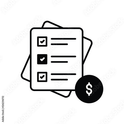 Financial Planning vector icon