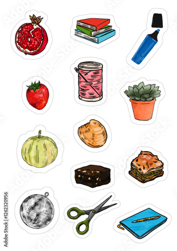 Stickers illustrations