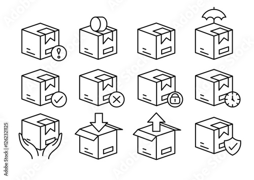 Delivery Package Icons