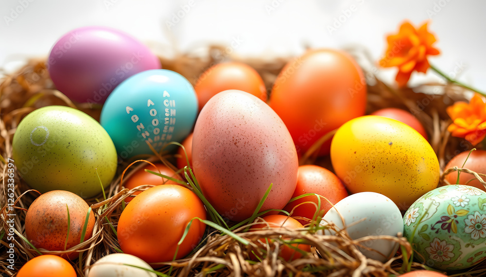 Colourful eggs collection - Ready to use Premium PNG Cutout Isolated image, Backlit. with white shades Colourful eggs collection - Ready to use Premium PNG Cutout Isolated image, Backlit. with white shades