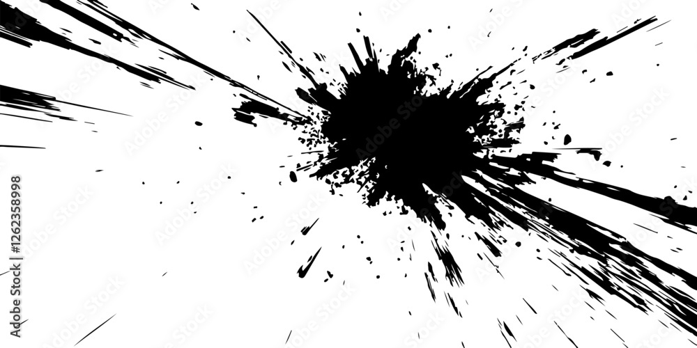 Abstract vector background with black lines in the shape of rays or spirals on a white background. Abstract vector background with black lines in the shape of rays or spirals on a white background.