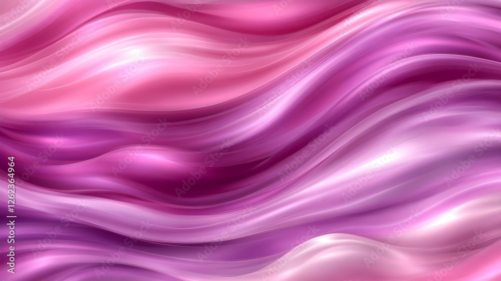 Obraz premium Abstract Pink and Purple Gradient Waves for Background Use