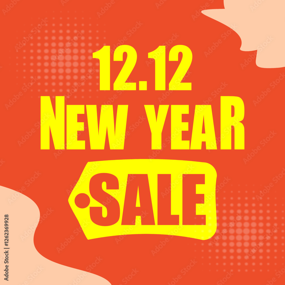 Flash sale banner with bold typography, new year sale, orange and yellow, promotional discount sign. Flash sale banner with bold typography, new year sale, orange and yellow, promotional discount sign.