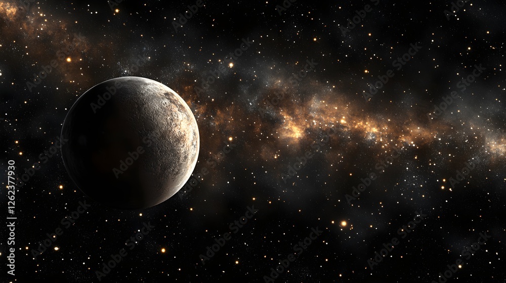 Obraz premium Serene Infinite Sky with Rich Blue Hues and Shimmering Stars