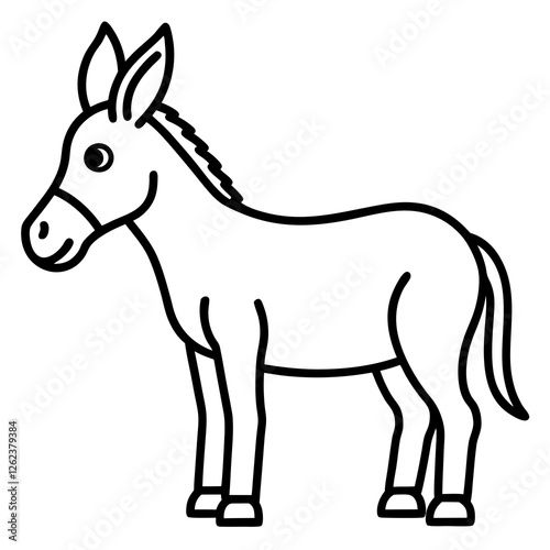 donkey cartoon illustration
