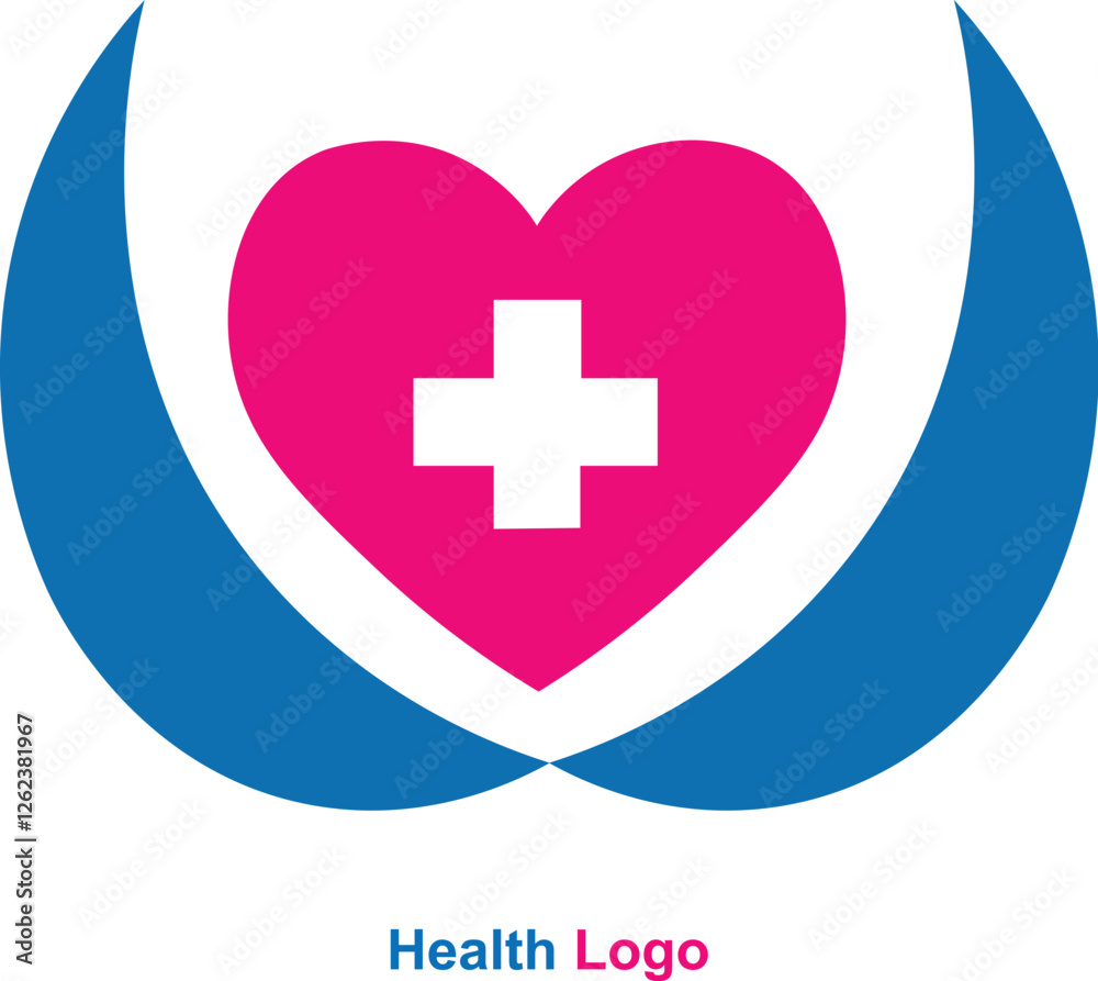 Obraz premium Medical Logo Image, Health Logo stock illustrations, Premium Health Logo Design, Healthcare Logo vectors PNG Image.