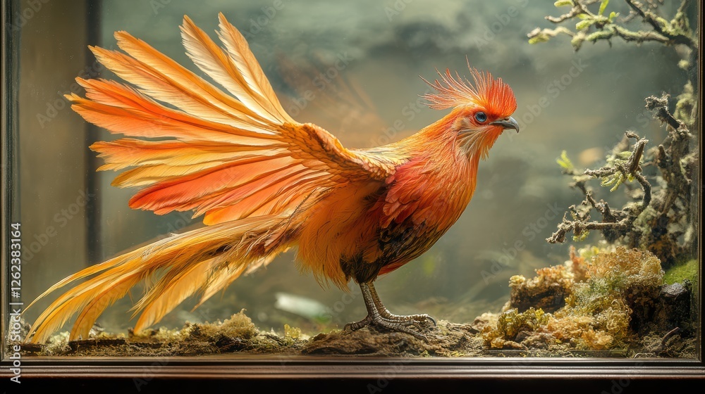 Fototapeta premium Legendary Phoenix in High Fidelity Representation