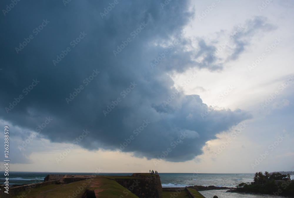 The beach at sunset, located in Sri Lanka. The beach at sunset, located in Sri Lanka.