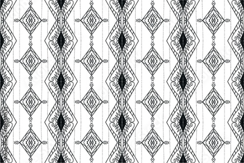 Classic fabric pattern, vintage, retro, simple pattern.