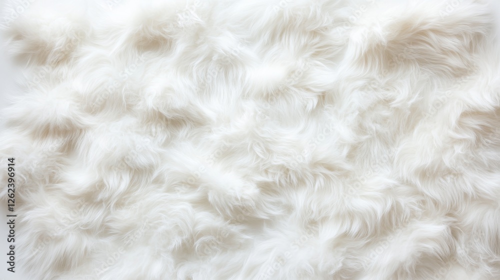 Soft white fur texture indoor studio high-quality image close-up Soft white fur texture indoor studio high-quality image close-up