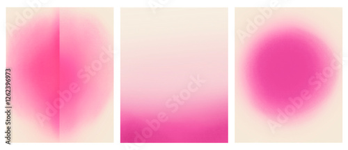 The Aura Pink Set features a collection of soft pink gradient textures, symbolizing warmth, balance, and emotional energy. Each piece presents a unique flow of colors, ranging from centered radiance t