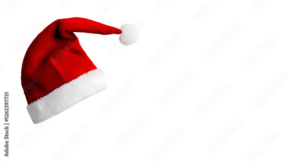 A simple and festive image of a Christmas hat on a white background, symbolizing the holiday season, cheer, and celebration, perfect for conveying the spirit of Christmas.
A simple and festive image of a Christmas hat on a white background, symbolizing the holiday season, cheer, and celebration, perfect for conveying the spirit of Christmas.
