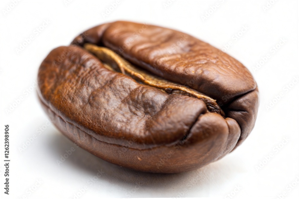 close up view of coffee beans on white background close up view of coffee beans on white background
