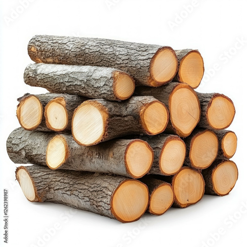 Fire Wood Isolated