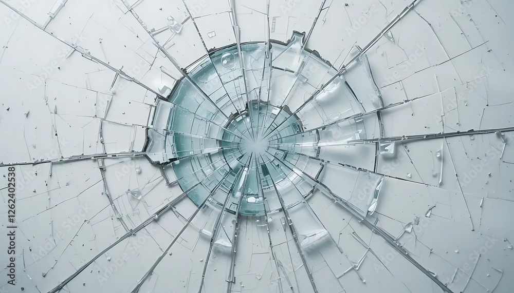 Obraz premium broken glass pieces