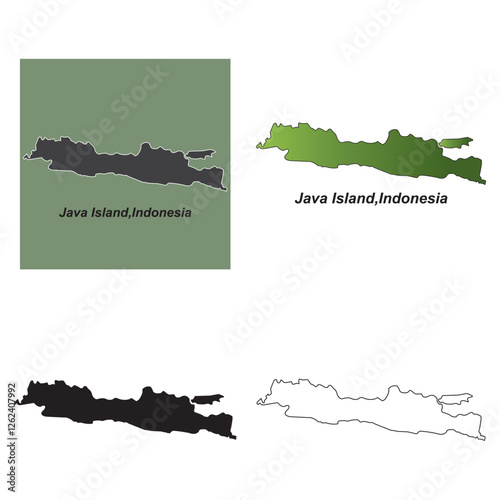 Map of Java Island