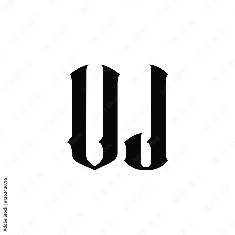VJ monogram logo design letter text name symbol monochrome logotype alphabet character simple logo VJ monogram logo design letter text name symbol monochrome logotype alphabet character simple logo
