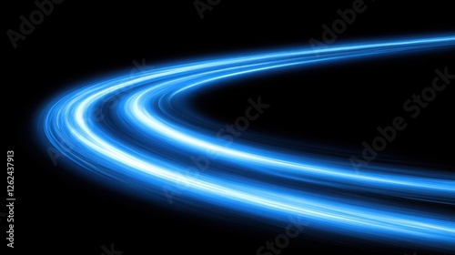 Racing stripes slicing through the frame with high-speed motion, leaving behind glowing streaks of light that convey the sensation of fast acceleration and power