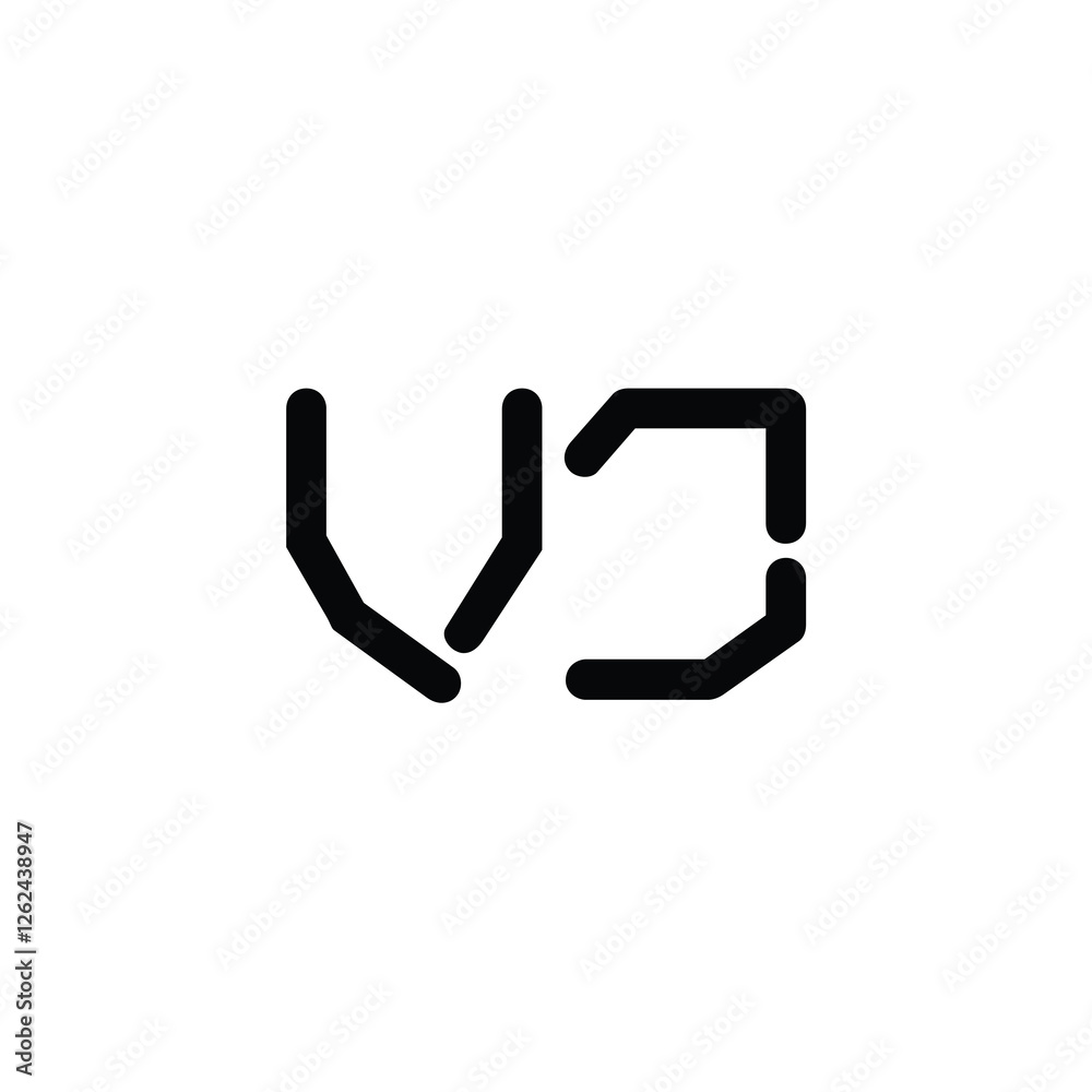VJ monogram logo design letter text name symbol monochrome logotype alphabet character simple logo VJ monogram logo design letter text name symbol monochrome logotype alphabet character simple logo