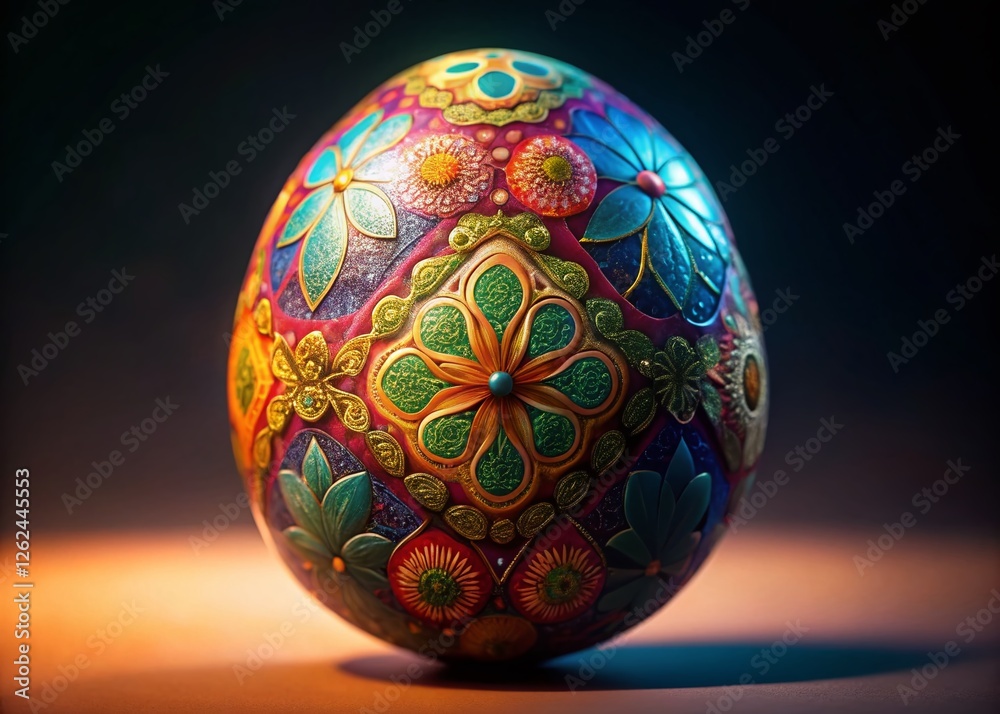 Vibrant Easter Egg Pattern: Colorful Spring Holiday Background Vibrant Easter Egg Pattern: Colorful Spring Holiday Background