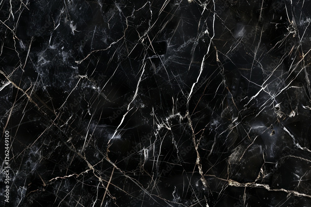 Image of Deep black marble pattern with white veins. Texture for background usage Image of Deep black marble pattern with white veins. Texture for background usage
