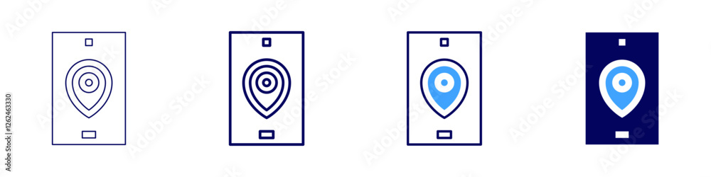 Map maintenance icon in 4 different styles. Thin Line, Line, Bold Line, Duotone. Duotone style. Editable stroke Map maintenance icon in 4 different styles. Thin Line, Line, Bold Line, Duotone. Duotone style. Editable stroke