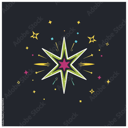 Celebration and stars line icons collection. Big UI icon set. Thin outline icons pack. Vector illustration eps10