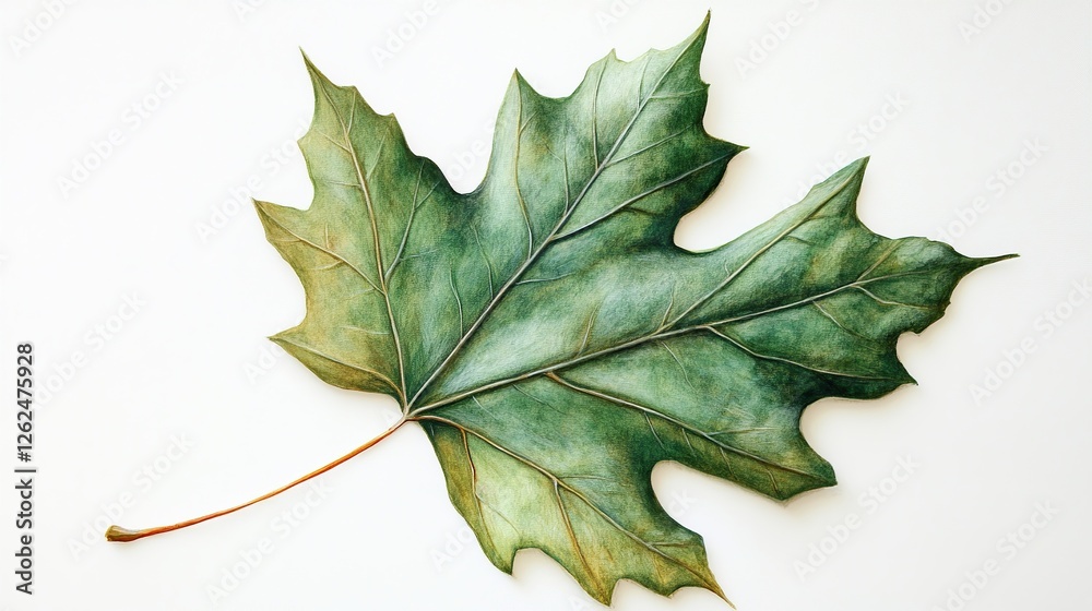 Fototapeta premium wilted green leaves