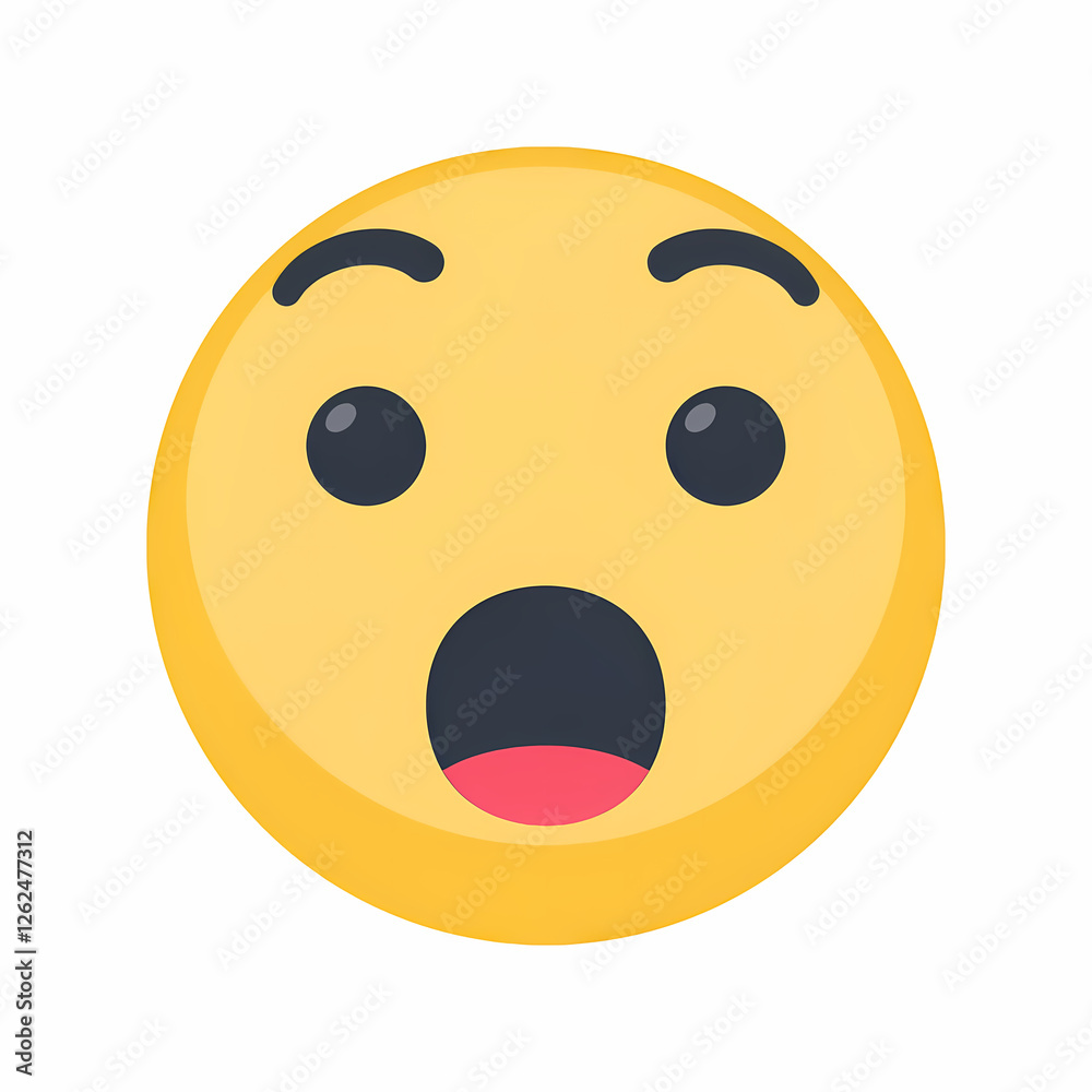 Fototapeta premium Face with Open Mouth 