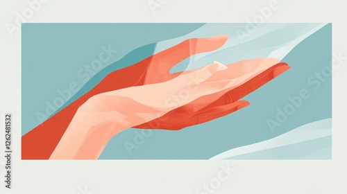 People Holding House Symbol with Blue Sky Background