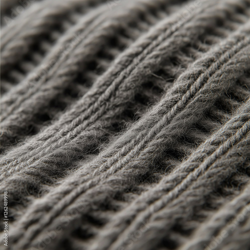 Extreme close-up of a grey ...