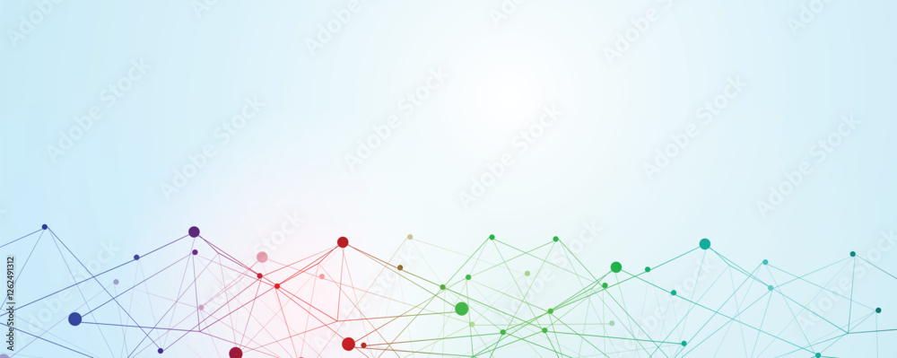Neural network and artificial intelligence abstract background Neural network and artificial intelligence abstract background