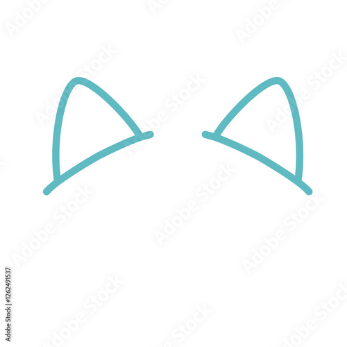Drawn Cat Ears Neko