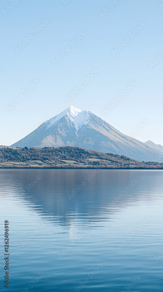 Serene Mountain Lake Reflection: A Breathtaking View Serene Mountain Lake Reflection: A Breathtaking View