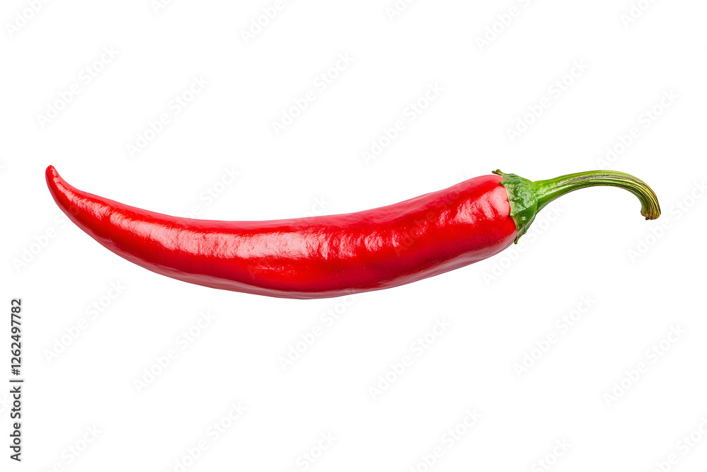 Red chili spicy pepper vegetable isolated on white background Red chili spicy pepper vegetable isolated on white background