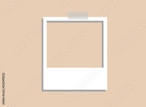 Illustration of an Aesthetic Polaroid Frame