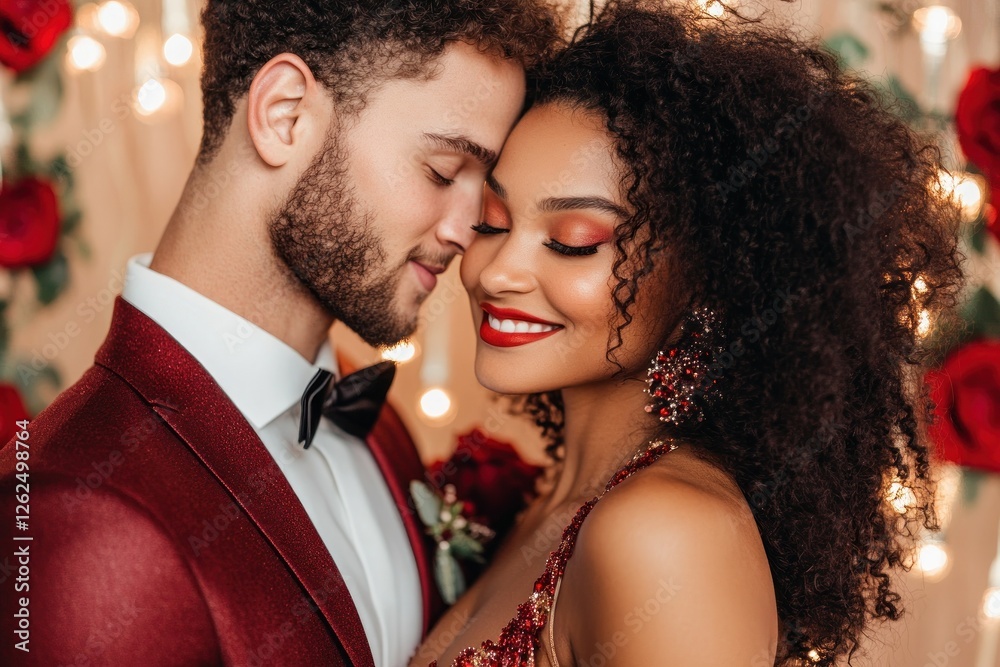Fototapeta premium Stylish Pair In Intimate Moment