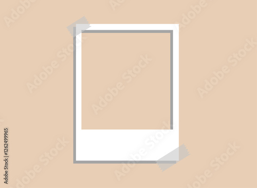 Illustration of an Aesthetic Polaroid Frame