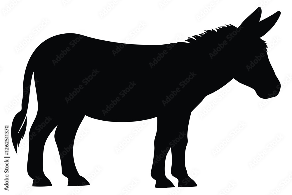 Donkey silhouette