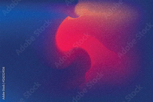 a red and blue abstract painting wallpaper design wit grain texture, abstract background with colourful circles and wave line, Abstract Swirl Background, 