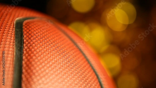 footage of basketball gold bokeh