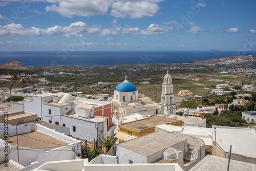 Santorin ile grecque les cyclades photo