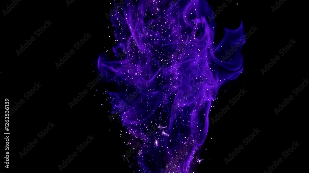 Moving Magical Light Effect, Abstract Sweep Animations. Background Overlay, Transition Elements. Alpha Matte Channel Video.