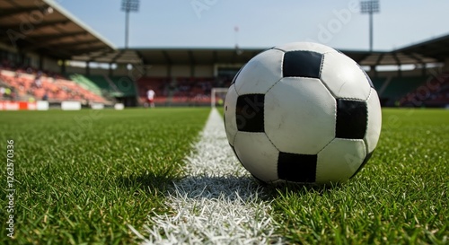 soccer ball on grass