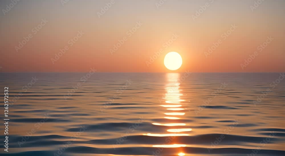 sunrise Calm sea with gentle ripples on a tranquil sunrise Calm sea with gentle ripples on a tranquil