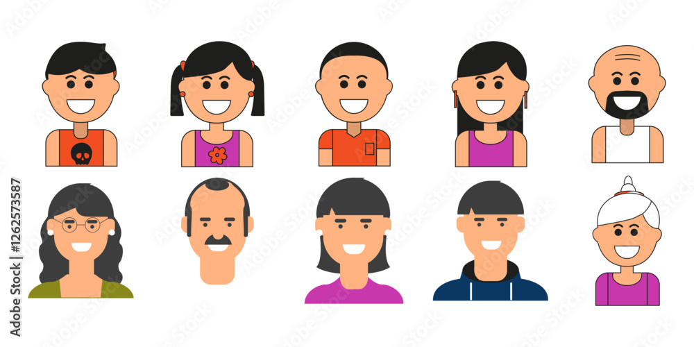 Avatar People Illustration Avatar People Illustration